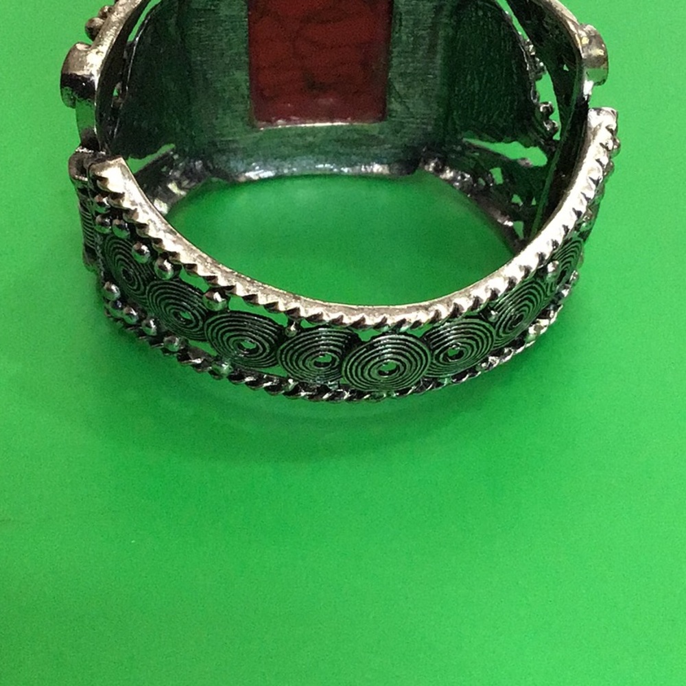 Hinged Cuff Bracelet - image 2